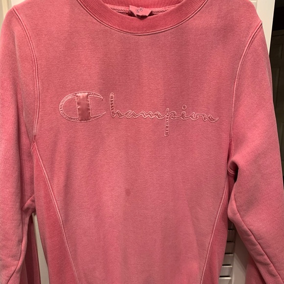 Pink champ pullover
